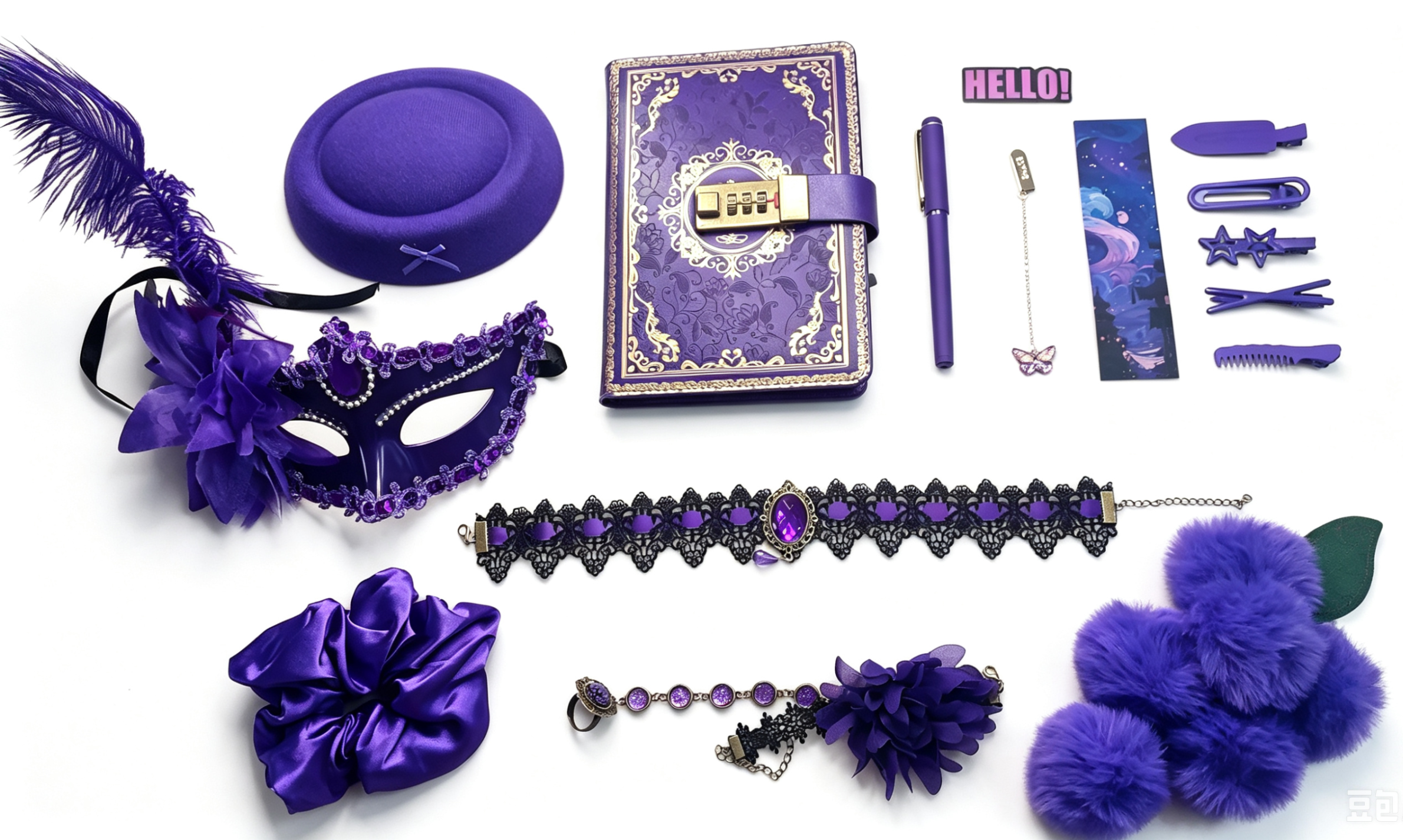 0edb4320848c8dd13b1d5f17cd10867a Elegant purple set - Image 1